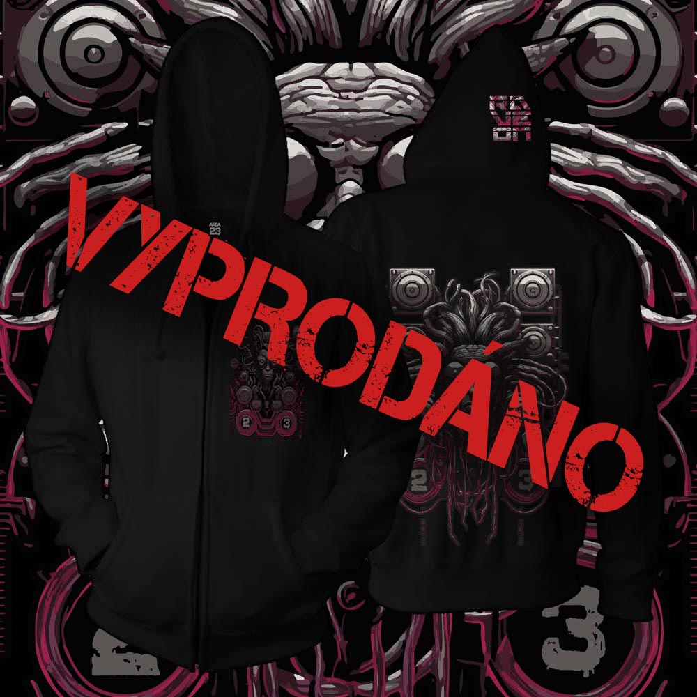 Unisex mikina se zipem Dreadlock limitovaná edice